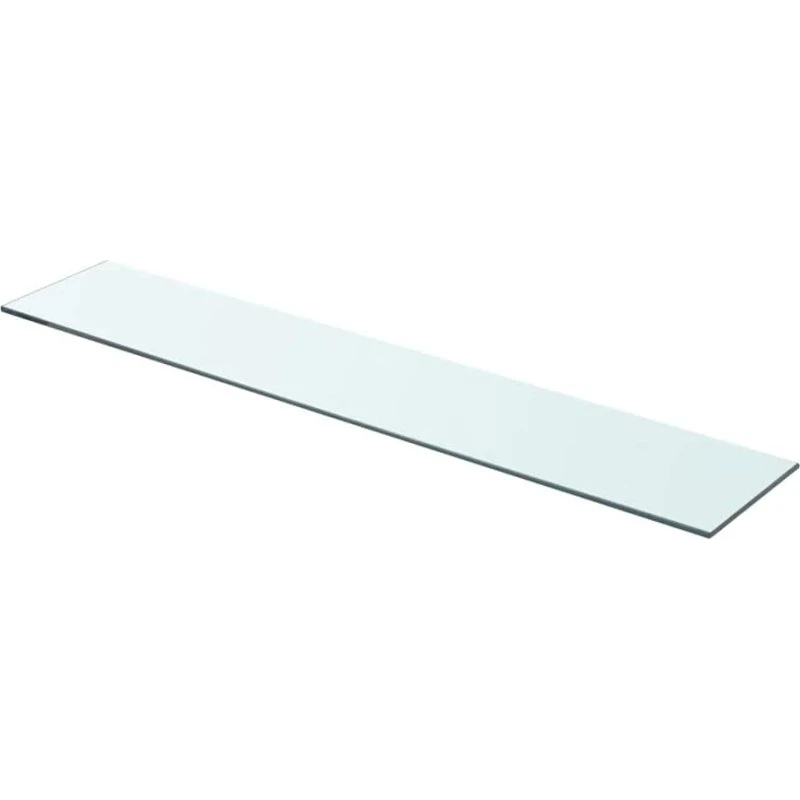 vidaXL glashylde 80x15 cm — hærdet klart glas 8 mm