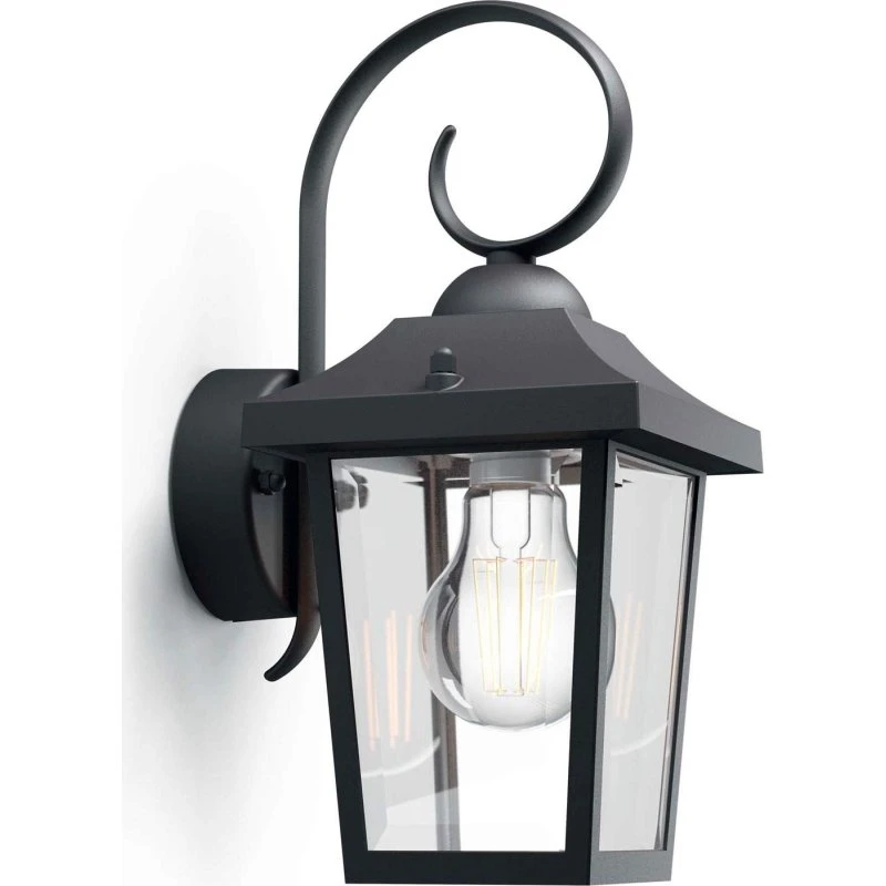 Philips myGarden Buzzard væglampe sort
