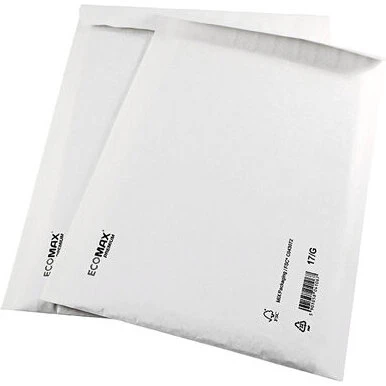 Ecomax Boblekuvert 290x370 mm hvid No.18/H 100 stk