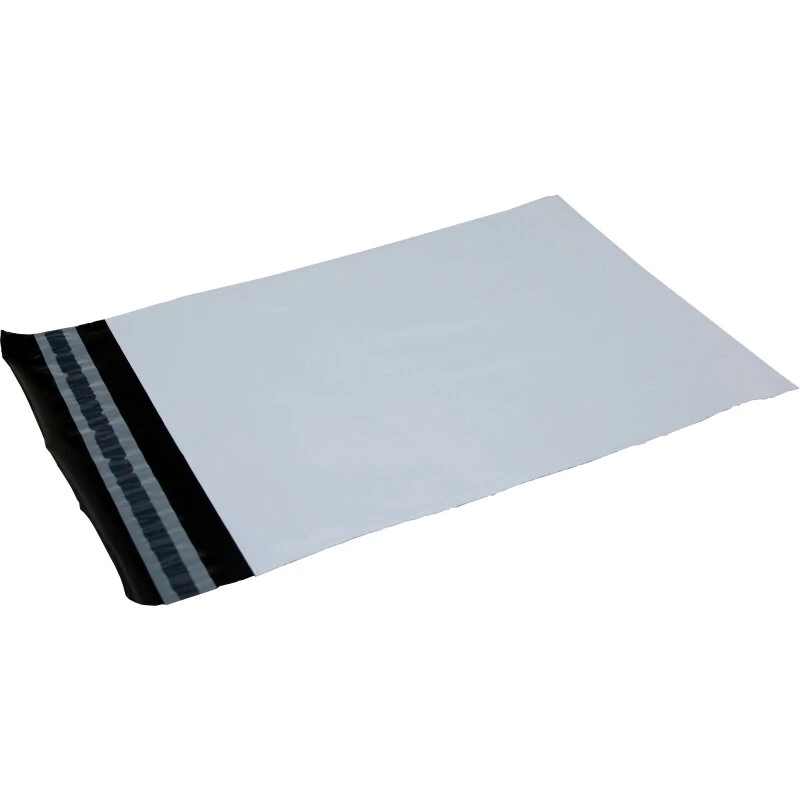 Recycled Forsendelsesposer 800x800 mm hvid, 100 stk