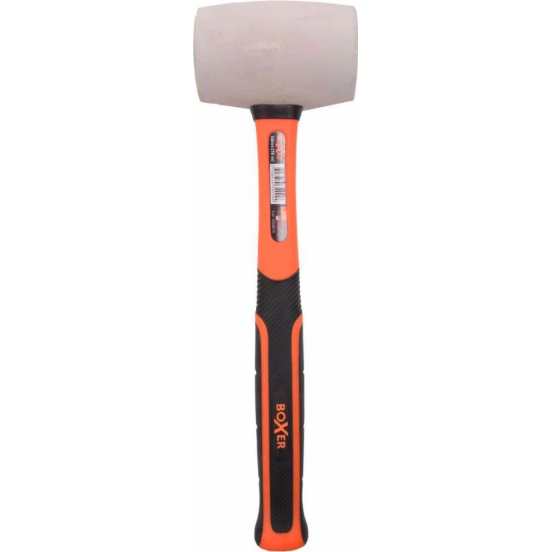 Boxer Gummihammer 500 g, glasfiberskaft, 2-komponent greb