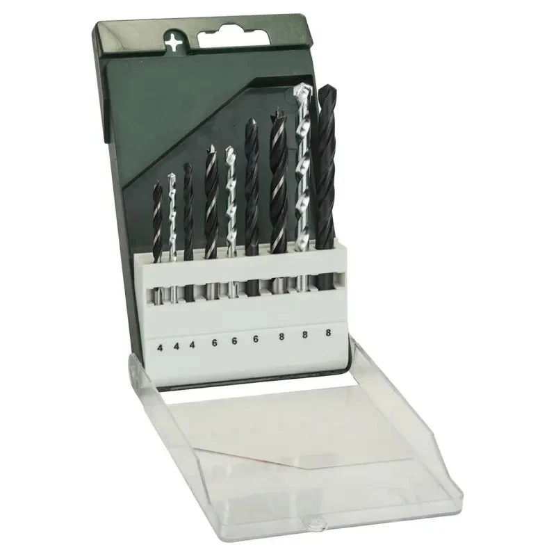 Bosch Borsæt 9 dele HSS-R/sten/træ 4–8 mm