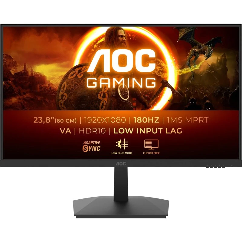AOC 24G15N2 24" FHD VA Gaming-skærm 180Hz HDR10