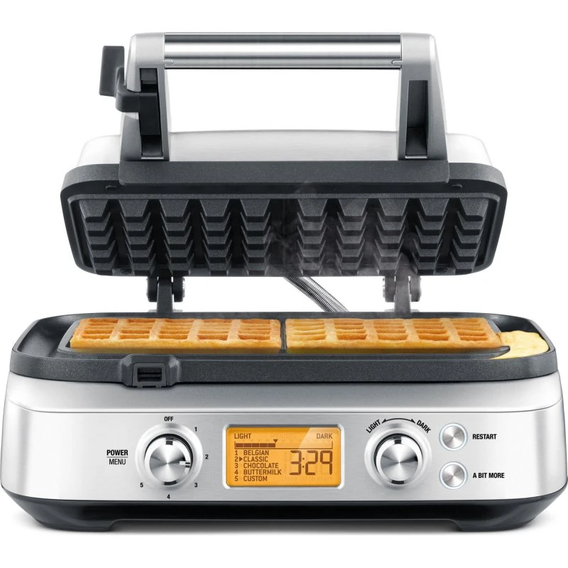 Sage BWM620 The Smart Waffle vaffeljern, børstet stål
