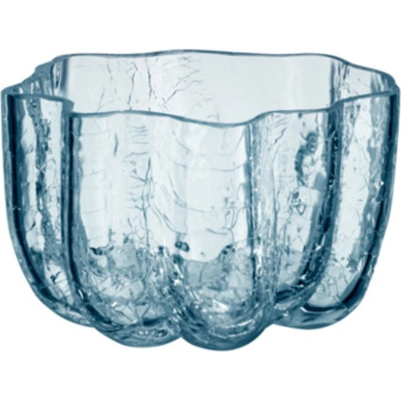 Kosta Boda Crackle fyrfadsstage 58 mm, klar