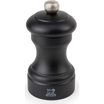Peugeot Bistro peberkværn 10 cm, mat sort bøgetræ