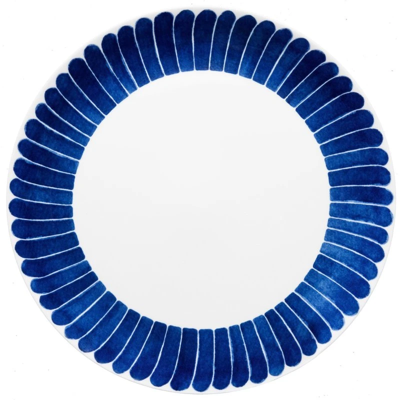 Götefors Porslin Selma tallerken 24 cm, blå bort