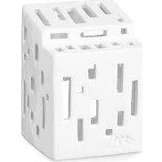 Kähler Urbania Lyshus Functio H9 cm – Hvid