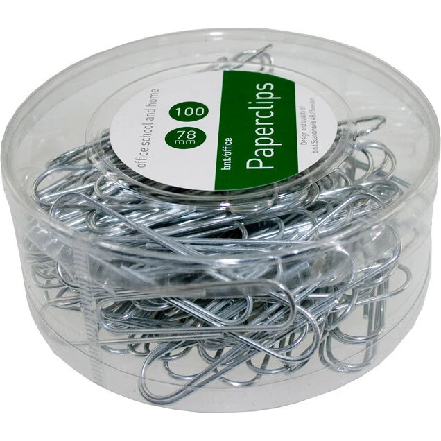BNT Clips blanke 78 mm – 100 stk