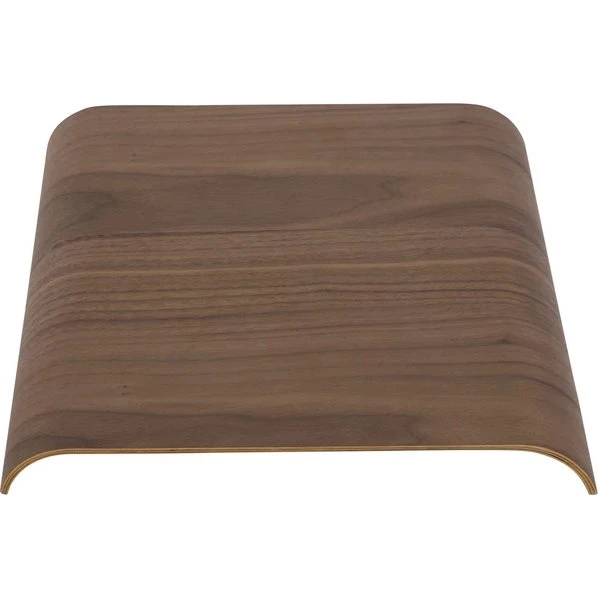 AYTM Curva Træbakke/topplade L33×W32,4×H3,6 cm Valnød