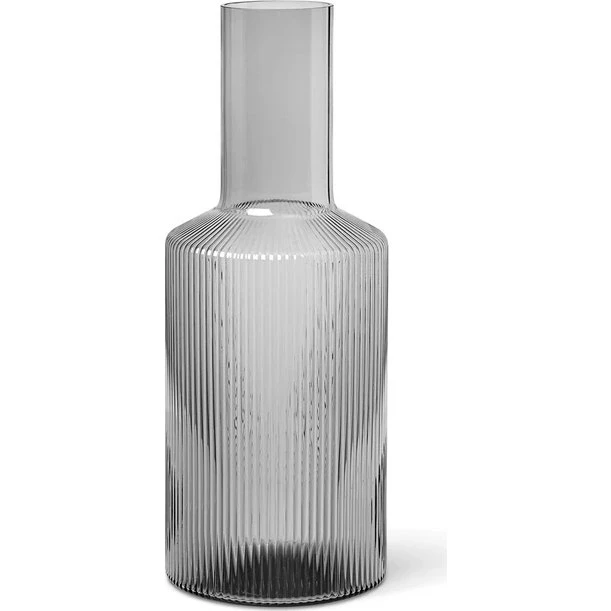 ferm LIVING Ripple karaffel Smoked Grey