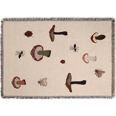 ferm LIVING Forest Tapestry Plaid 120x170 cm Sand