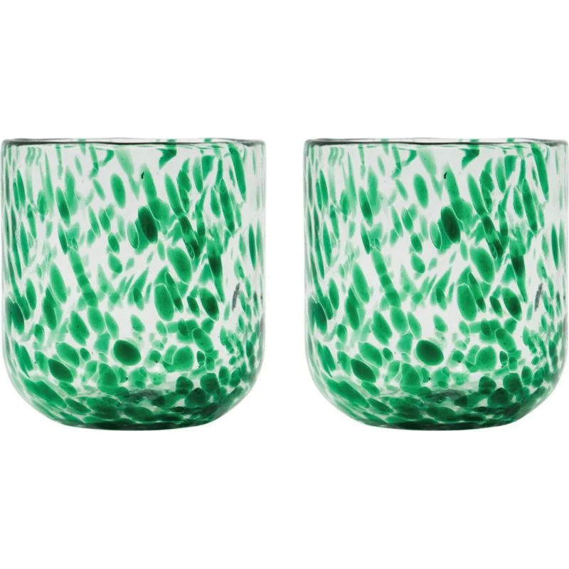 House Doctor Home fyrfadsstage Ø9 cm, grøn (2 stk)