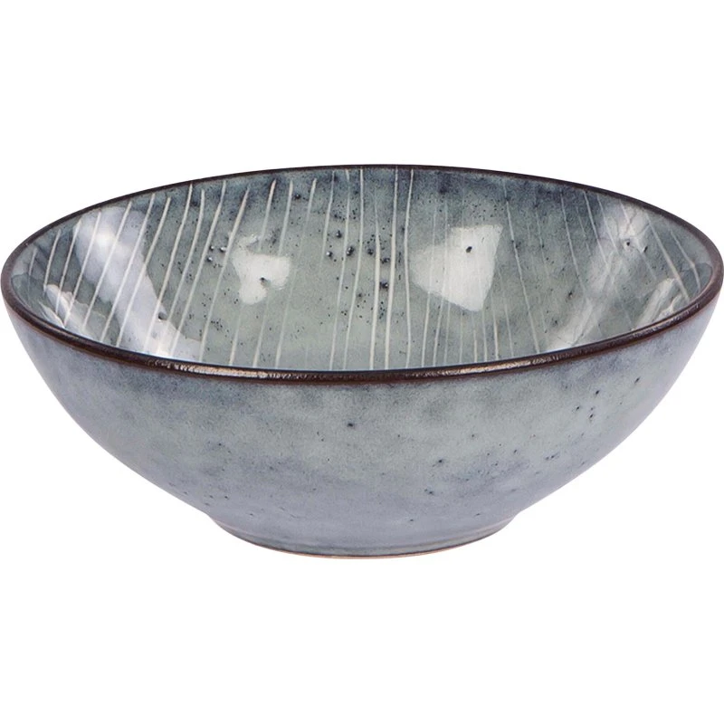 Broste Copenhagen Nordic Sea skål i stentøj 17x6 cm