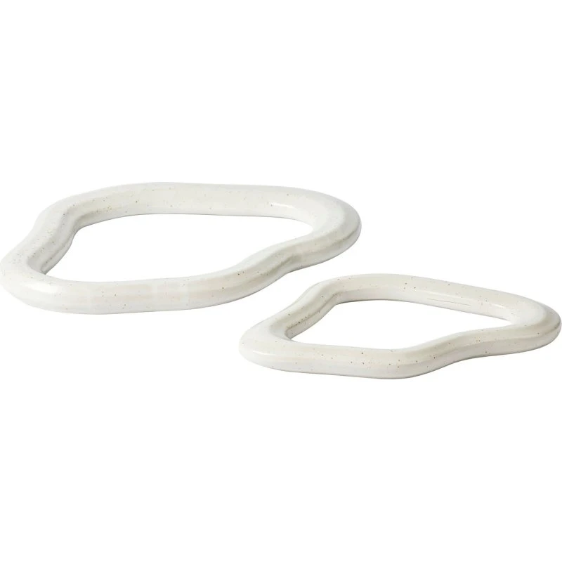 Broste Nordic Vanilla bordskåner 19x25 cm