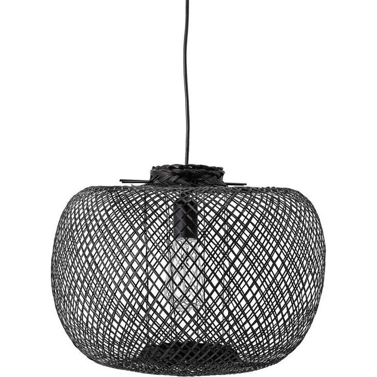 Bloomingville Rodi pendel bambus Ø42 cm, sort
