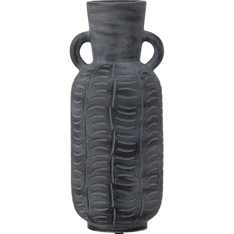Creative Collection Rane vase, grå keramik H 30 cm