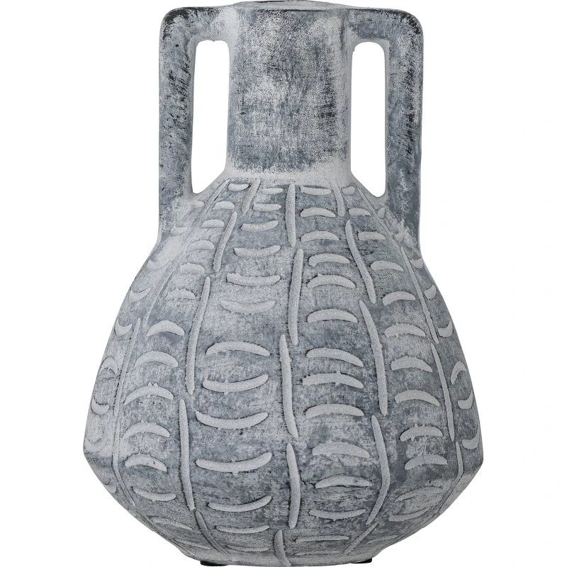 Creative Collection Rane vase, grå keramik H20 cm