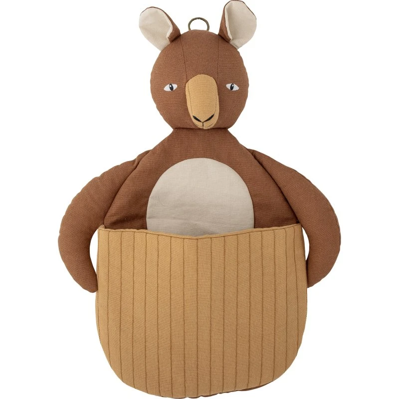 Bloomingville MINI Toto vægkurv i hør, brun