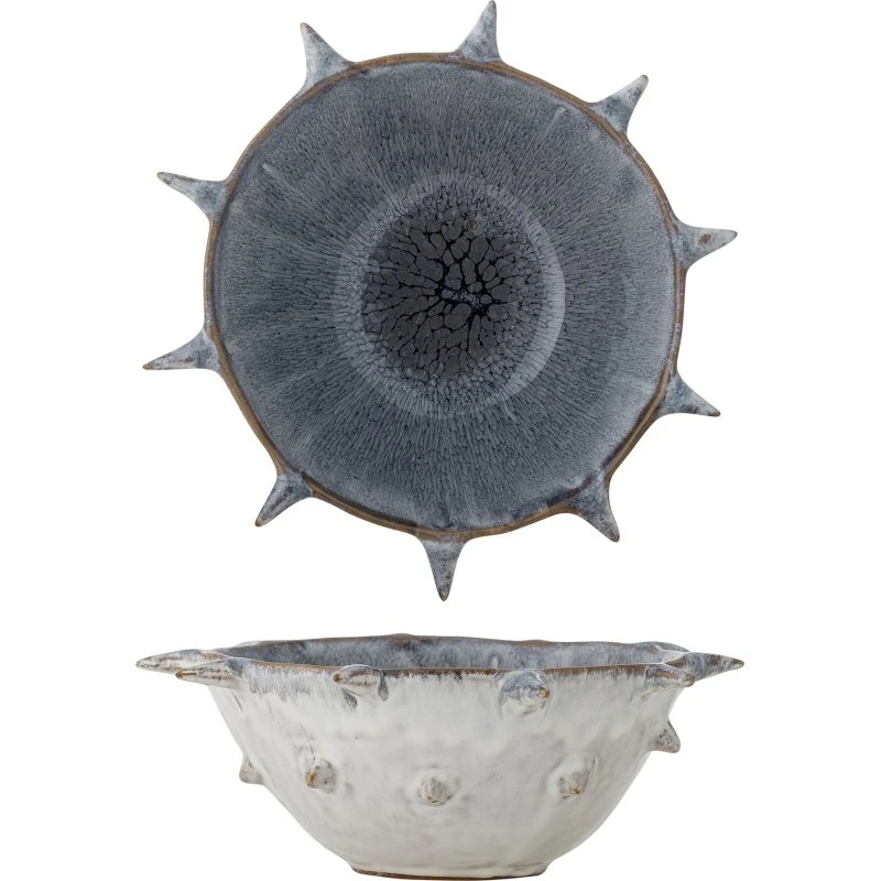 Bloomingville Edie skål 900 ml Ø22,5 cm blå stentøj