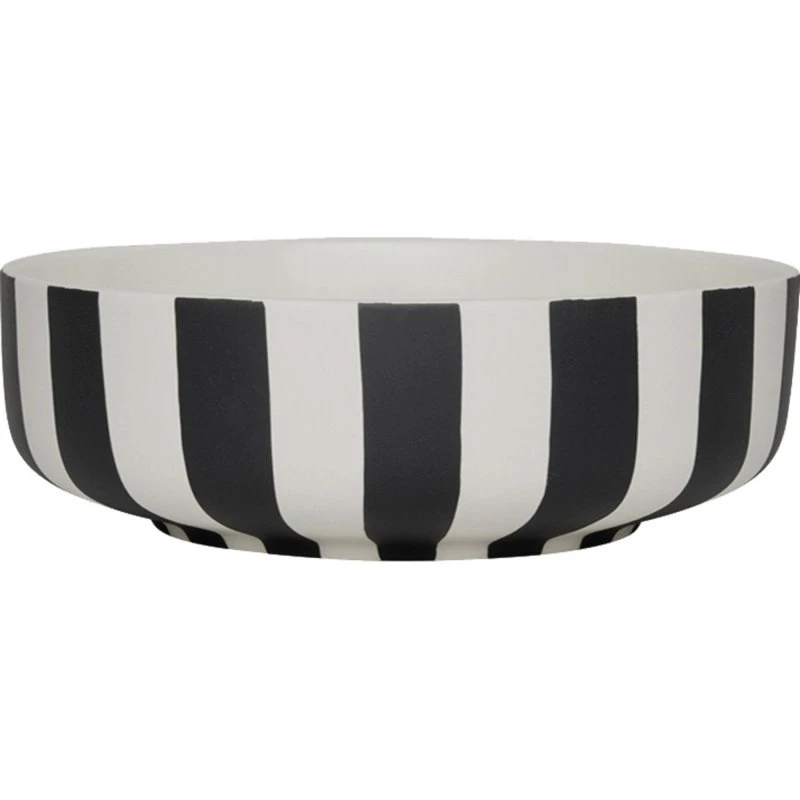 OYOY Toppu skål Ø20 cm, hvid/sort