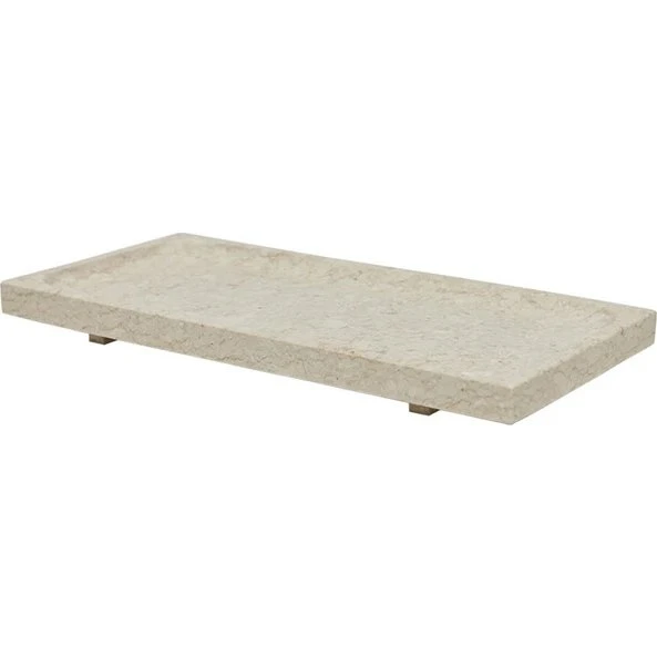 OYOY Savi marmorbakke 14x30 cm, beige
