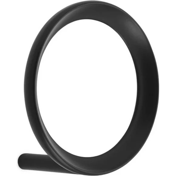 Normann Copenhagen Loop Knage Large, Sort Ø9,4 cm