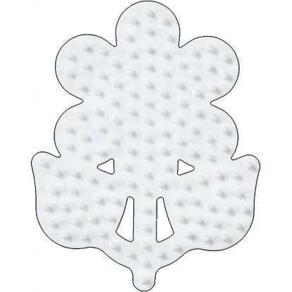 Hama Midi Perleplade Blomst Hvid 8x6,5 cm