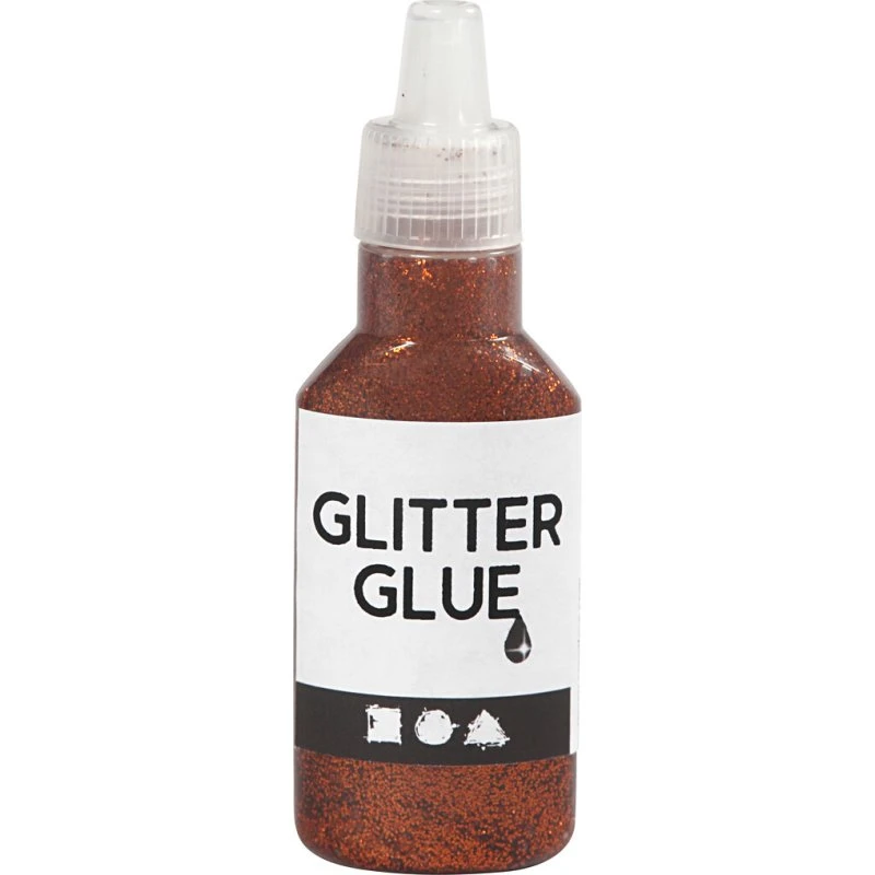 Glitterlim Orange 25 ml