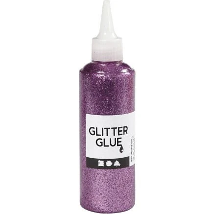 Glitterlim lilla 118 ml