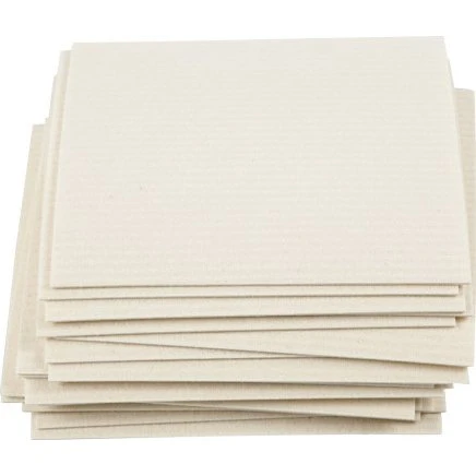 Karklud råhvid 17x19,5 cm, 20 stk (70% cellulose/30% bomuld)