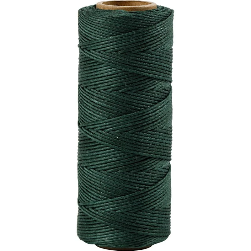 Bambus - Snor 1 mm, Grøn 65 m