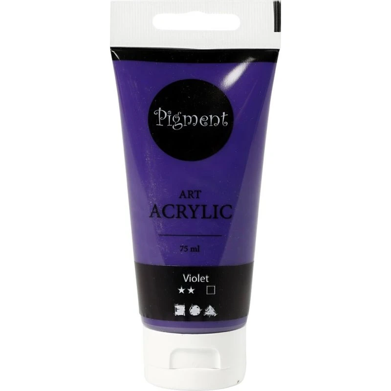 Art Akrylmaling halvblank 75 ml – violet blue