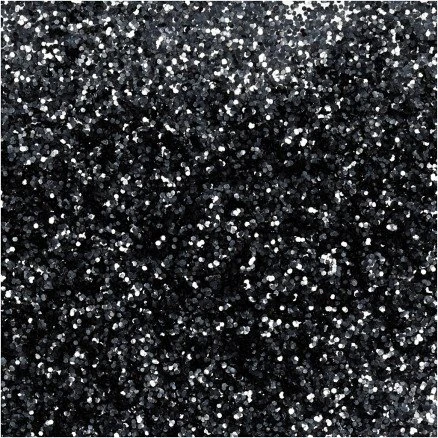 Bio-glimmer ø 0,4 mm sort 10 g (bionedbrydeligt)