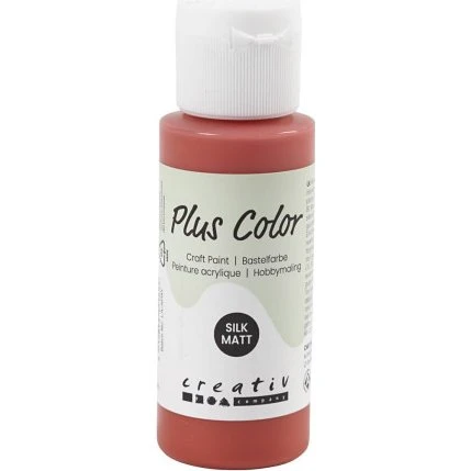 Plus Color Hobbymaling julerød 60 ml