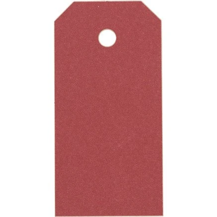 Manilamærker 4x8 cm 250 g, rød - 20 stk.