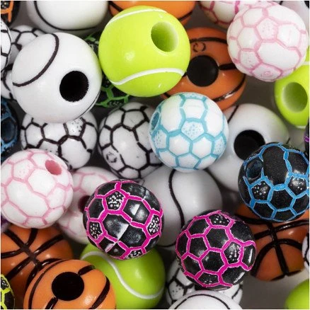 Sportsperler 270 g – Ø 10–11 mm, hul 1,5/3 mm