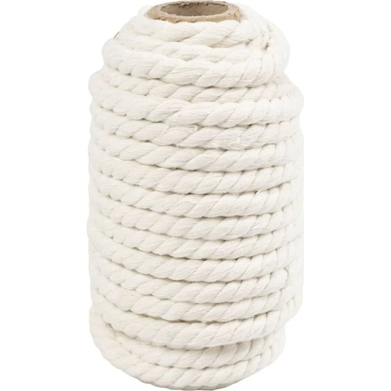 CC Hobby Macramé reb 8,5 mm x 12 m, råhvid