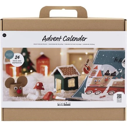 Julekalender Genbrug, 1 pk – 24 kreative DIY-projekter