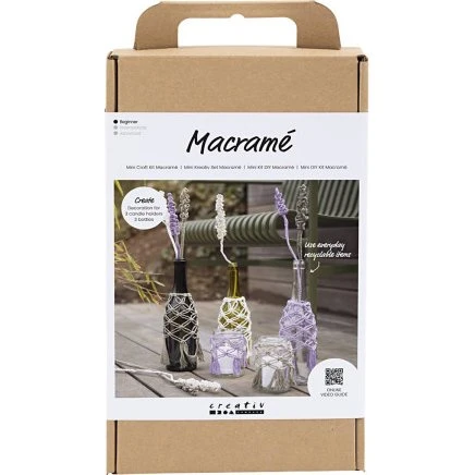 CC Hobby DIY Kit Macramé - Glasdekoration, 1 pk