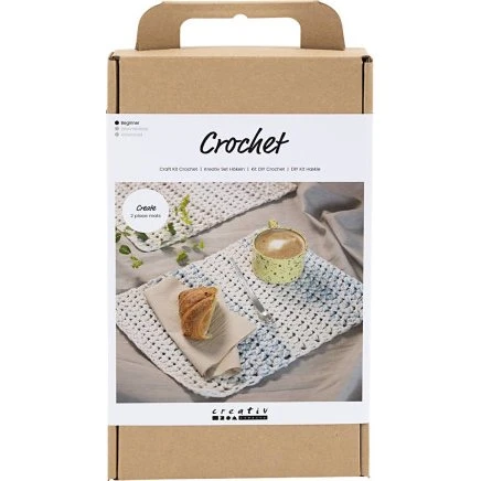 CC Hobby DIY Kit Hækle - Dækkeserviet, 1 pk.