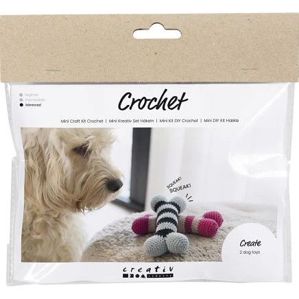 Mini DIY Kit Hækle – Kødben (1 stk)