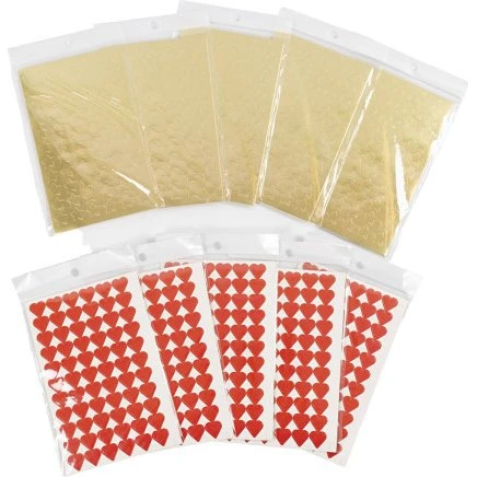 Klistermærker Hjerter & Stjerner 14 mm, 100 ark