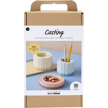 CC Hobby DIY Kit Støbning – Beholdere, blå/rød/lys gul