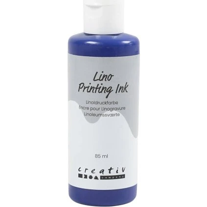 Linoleumssværte blå 85 ml