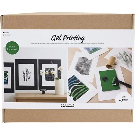 Mega DIY Mix Gel Print – Farvede prints, 1 pk