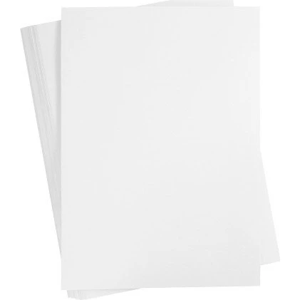 Karton A2 420x594 mm 180 g hvid – 100 ark