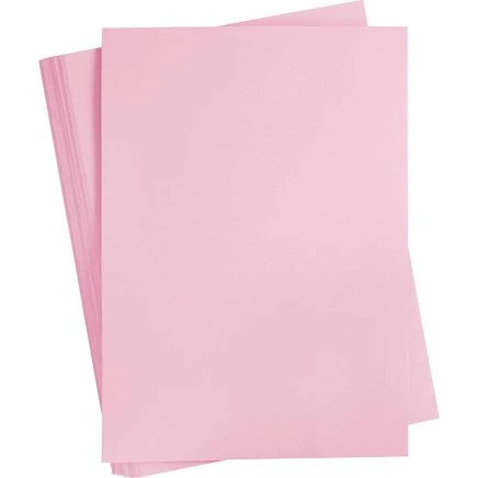 Karton A2 180 g lys pink – 100 ark