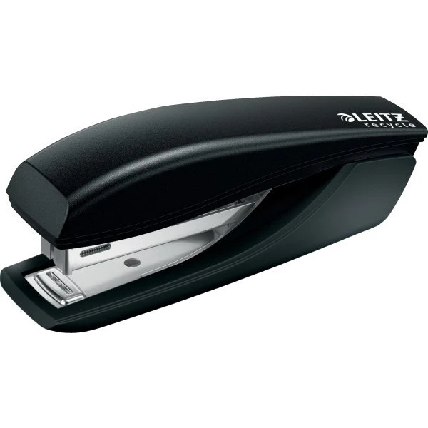 Leitz NeXXt Recycle mini-hæftemaskine, sort, 10 ark