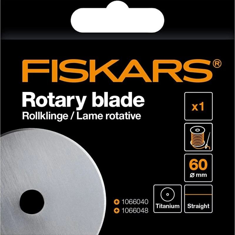 Fiskars rulleskæreblad Ø 60 mm (hul 11 mm) – 1 stk